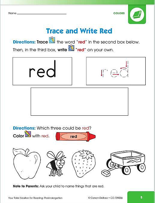 美国学前小学低幼阅读练习册Your Total Solution for Reading Prk-G2共四册