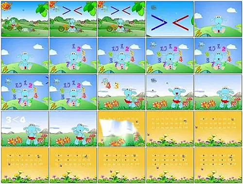 逗逗启蒙数学 4VCD 中文动画4集