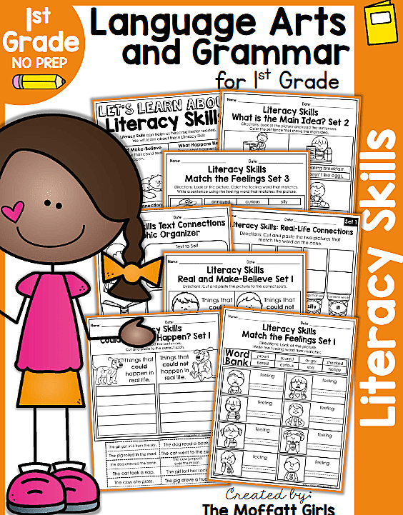 小学1.2年级英语语法启蒙练习Language Art and Grammar Bundle 1-2