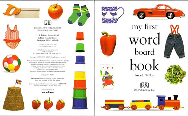 我的第一本单词书(低幼启蒙)DK My First Word Board Book