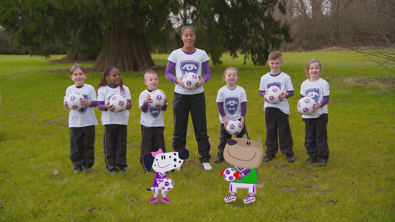 bbc足球题材动画片：footy pups 英文版1 2季 共60集1