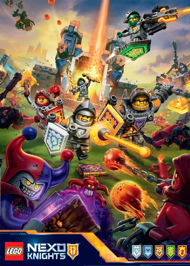 乐高未来骑士团 lego nexo knights英文版一二三季