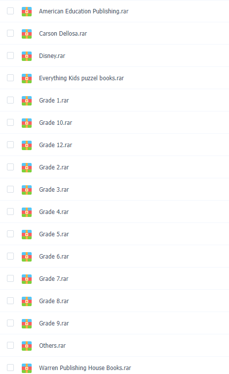 美国Home School Books教材 G1-G12