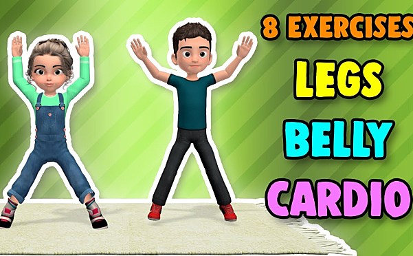 亲子运动英国《Little Sports》长高运动课228集