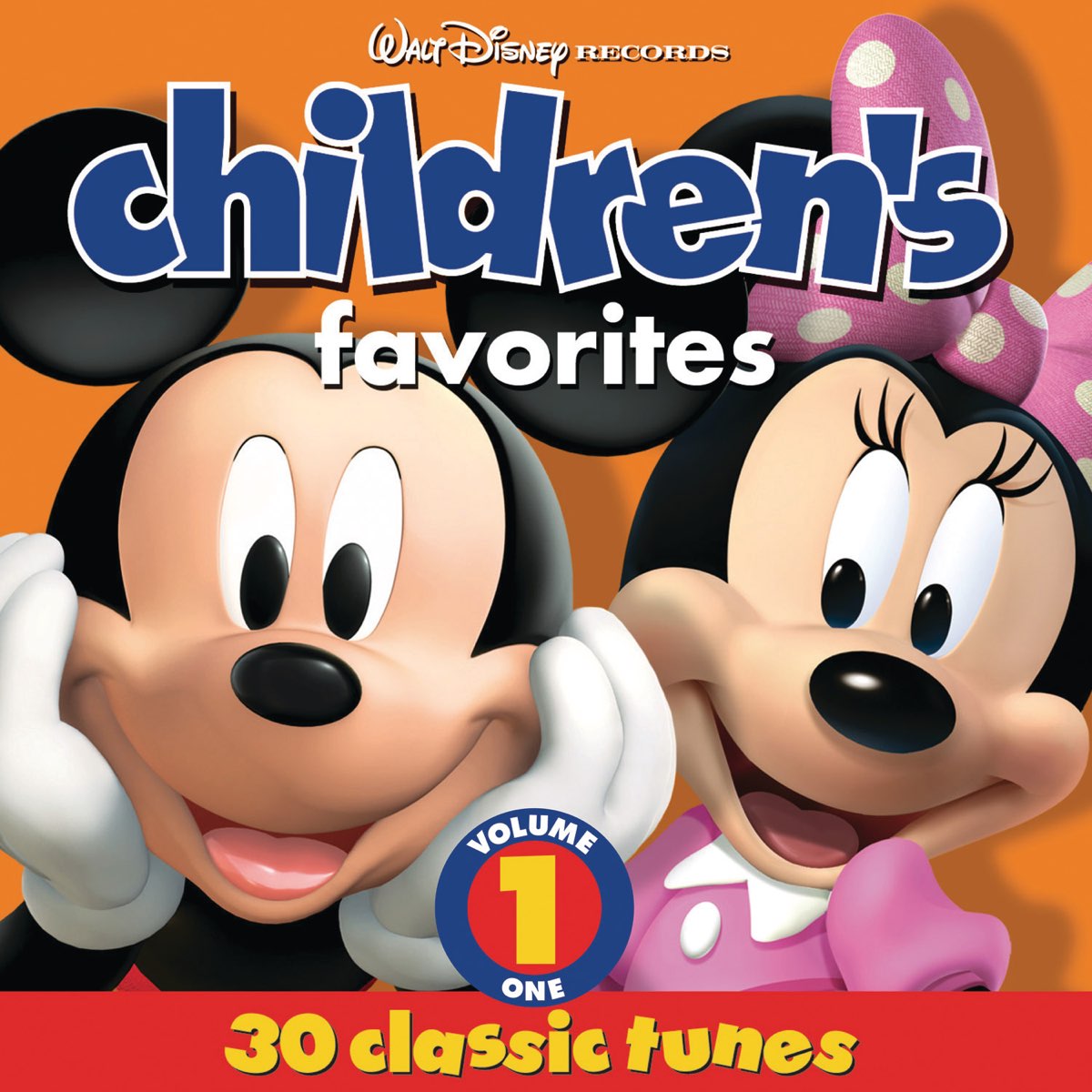 迪斯尼最爱儿歌系列Disney Children's Favorites Songs 全4张CD 100首儿歌