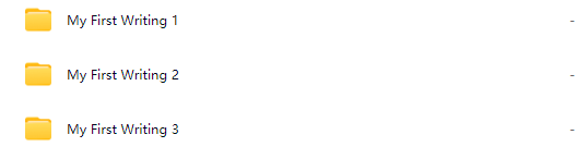 小学生英语写作教材My First Writing第二版1-3级 电子版PDF 百度云网盘下载