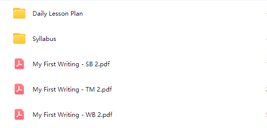 小学生英语写作教材My First Writing第二版1-3级 电子版PDF 百度云网盘下载