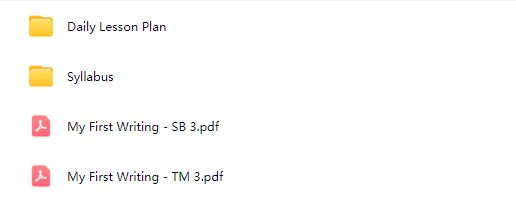 小学生英语写作教材My First Writing第二版1-3级 电子版PDF 百度云网盘下载