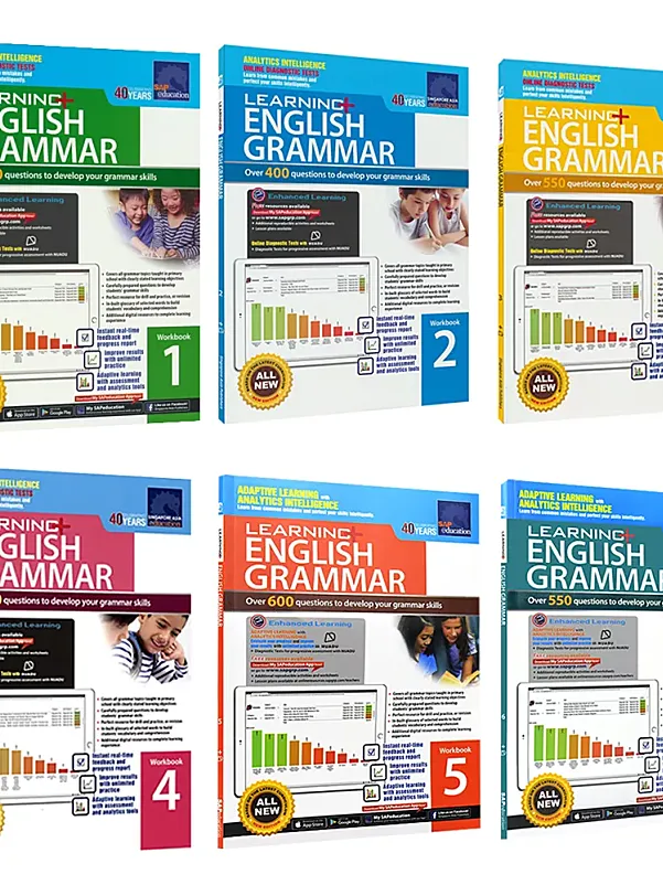 新加坡新亚语法 Sap Learning English Grammar 1-6