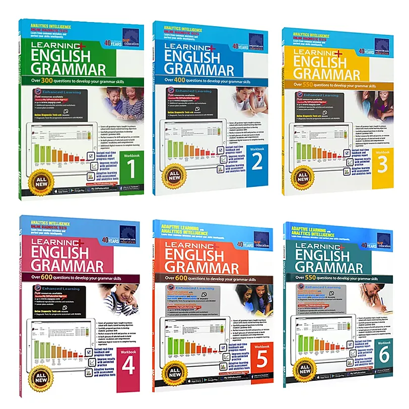 新加坡新亚语法 Sap Learning English Grammar 1-6