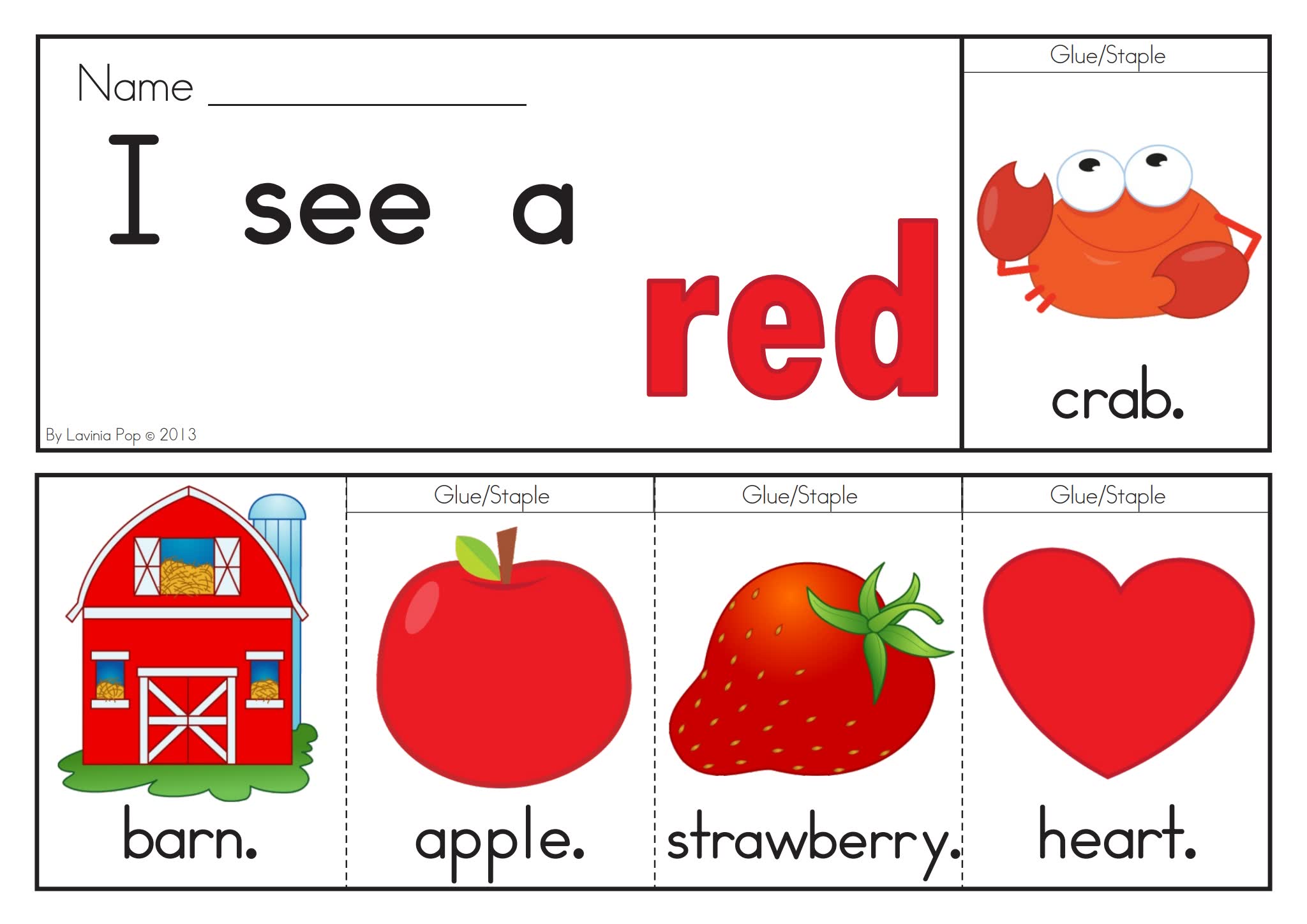 高频词翻翻书Sight Words Fluency Flip Book