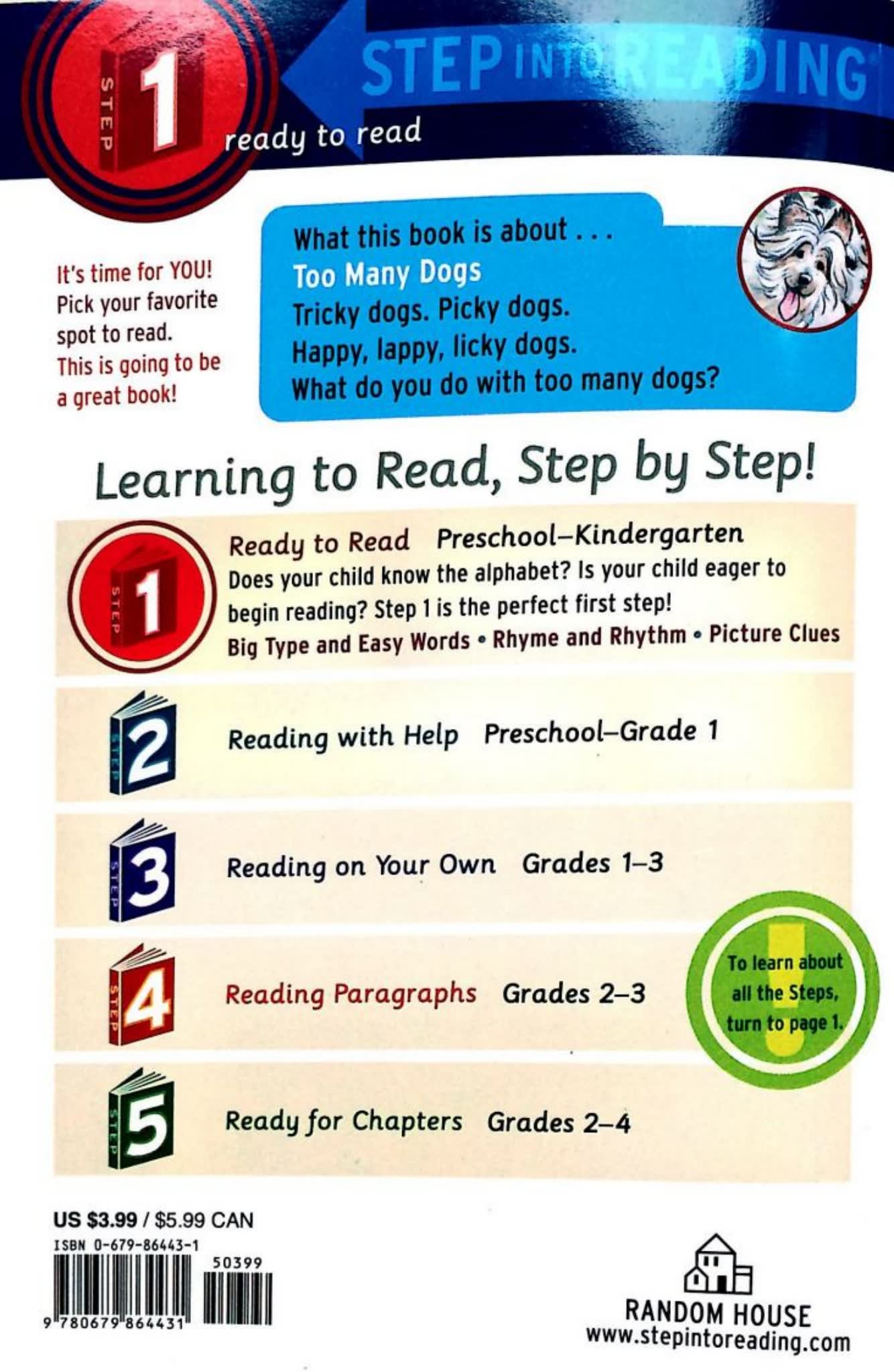 兰登书屋分级读物Step into Reading 1-5级