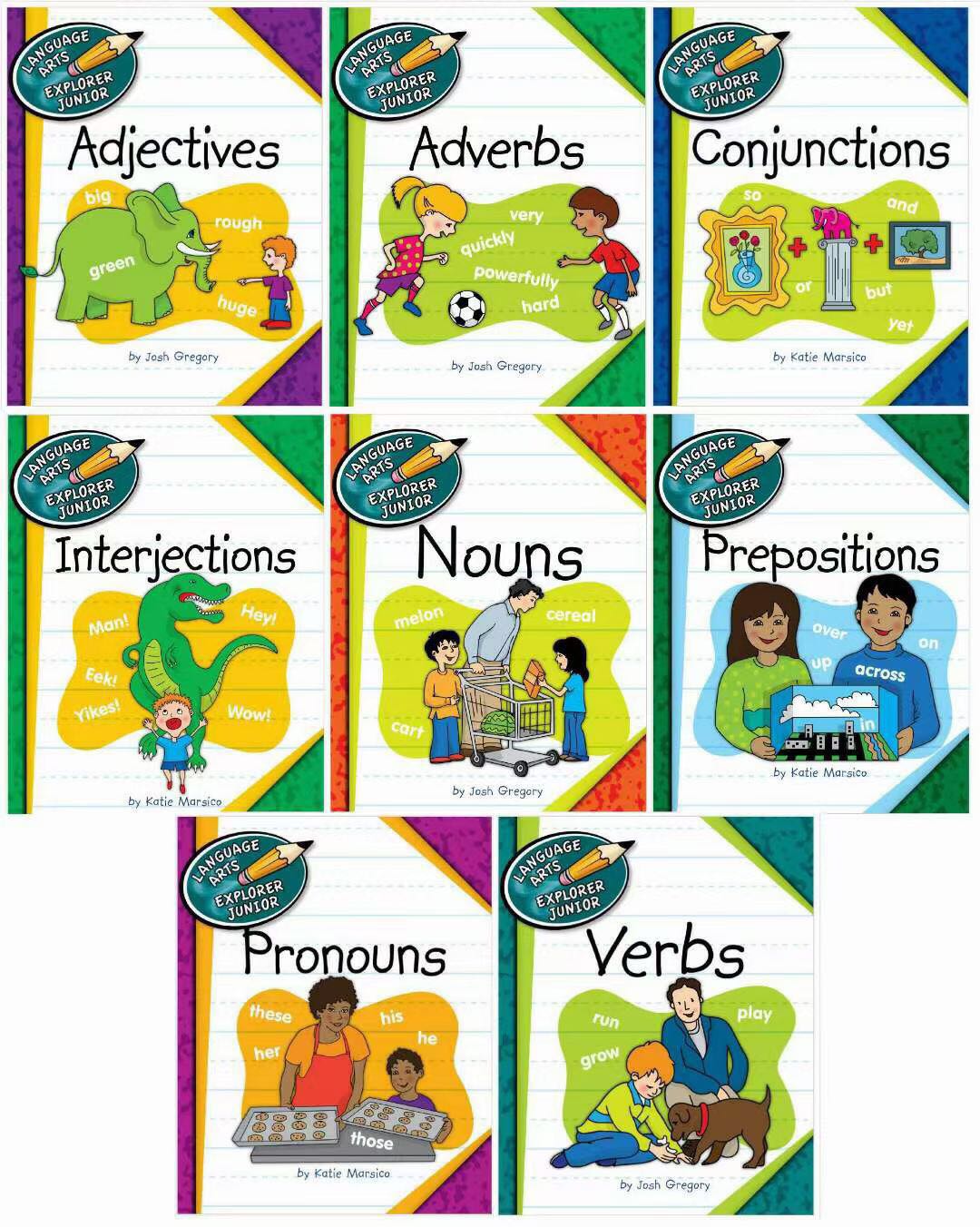 《Language Arts Explorer Junior》1-8册英文语法全彩教材