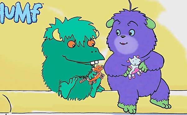 超级有趣的英文动画小毛怪Humf适合启蒙儿童看