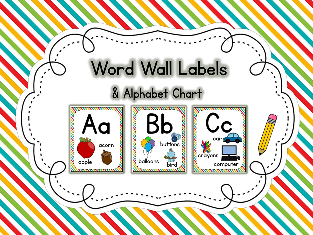 《2套精美英语闪卡环创墙贴》孩子字母单词启蒙必备教材