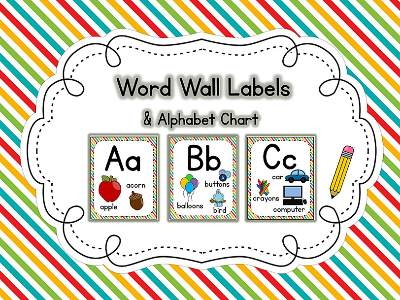 《2套精美英语闪卡环创墙贴》孩子字母单词启蒙必备教材