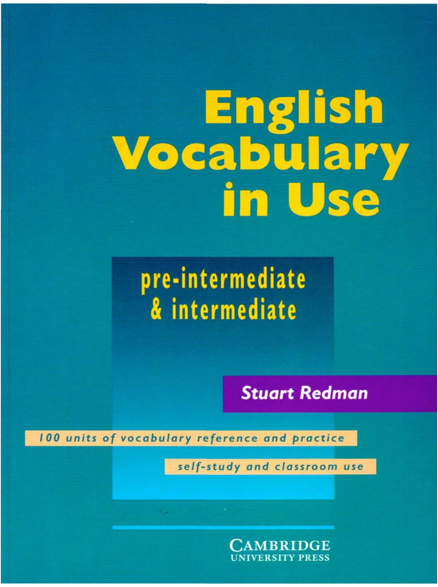 《English Vocabulary in Use》三册英语词汇学习书PDF