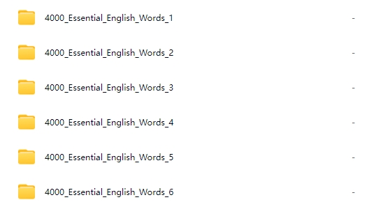 4000词第二版4000 Essential English Words学生用书练习册全套资源