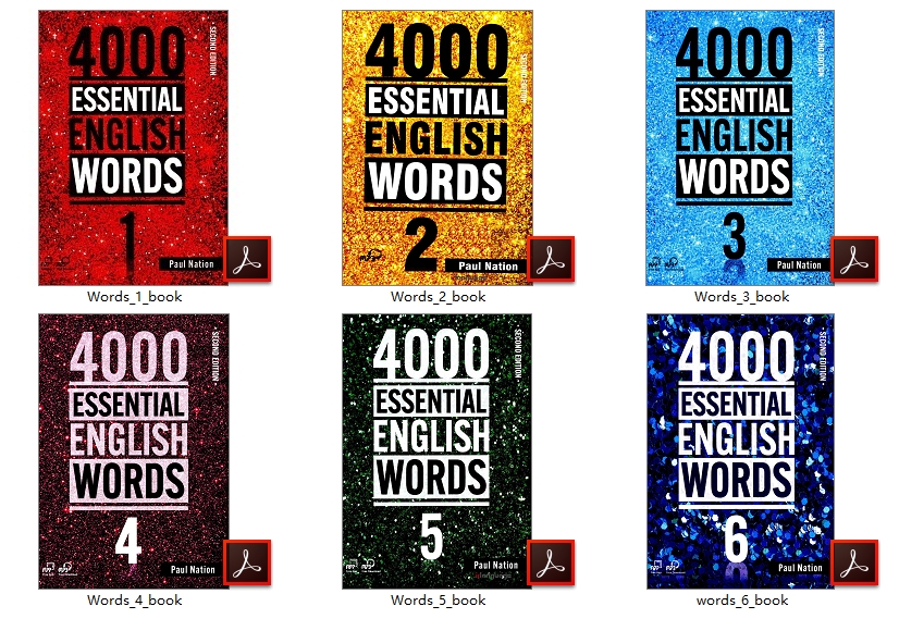 4000词第二版4000 Essential English Words学生用书练习册全套资源