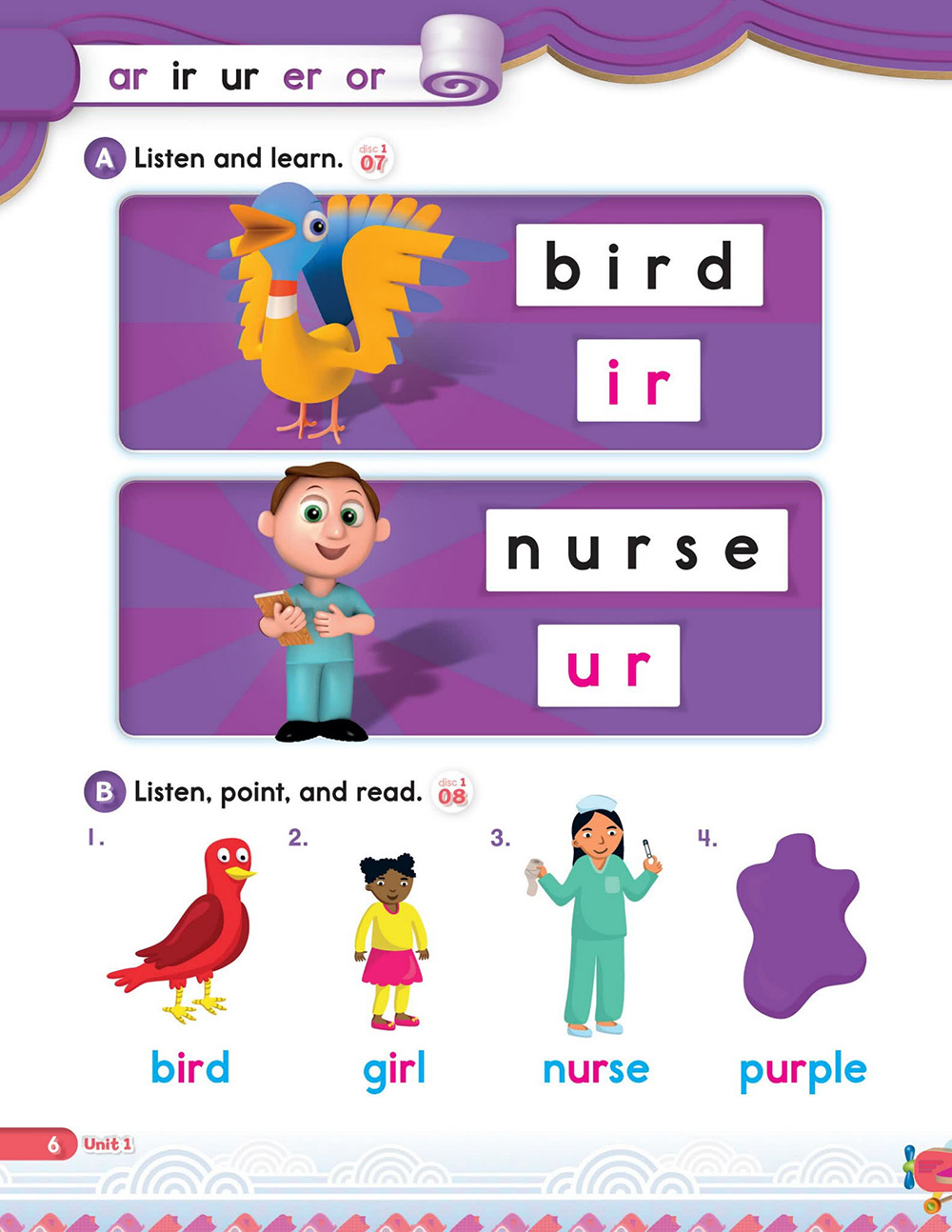 《牛津拼读世界Oxford Phonics World》1-5册音频视频PDF