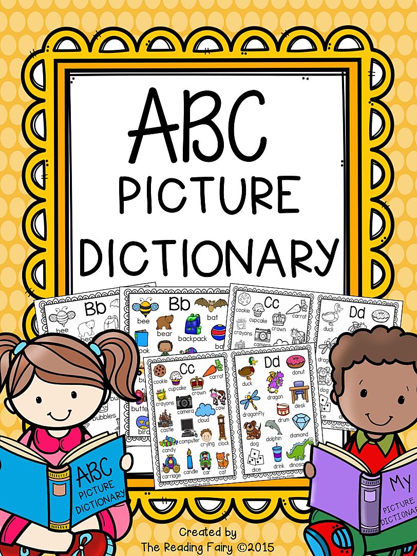 《Abc Picture Dictionary》26个字母单词卡海报PDF