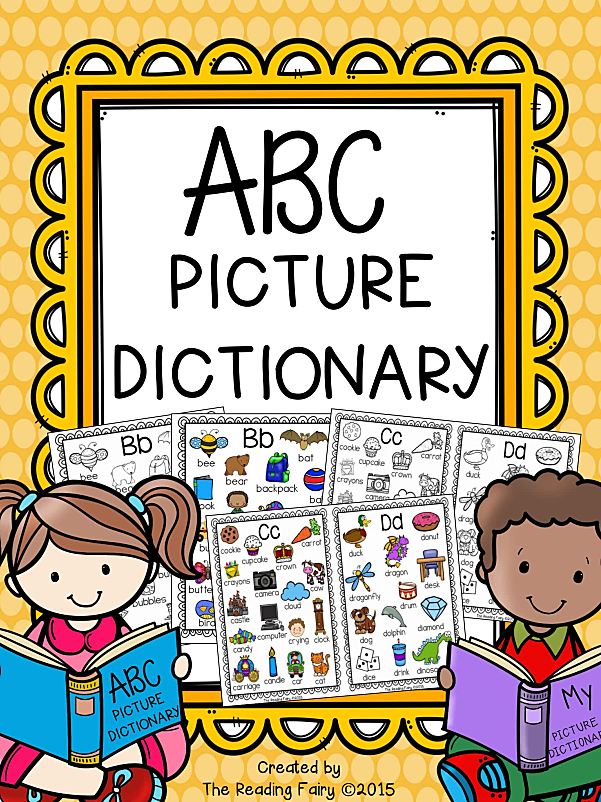 《Abc Picture Dictionary》26个字母单词卡海报PDF