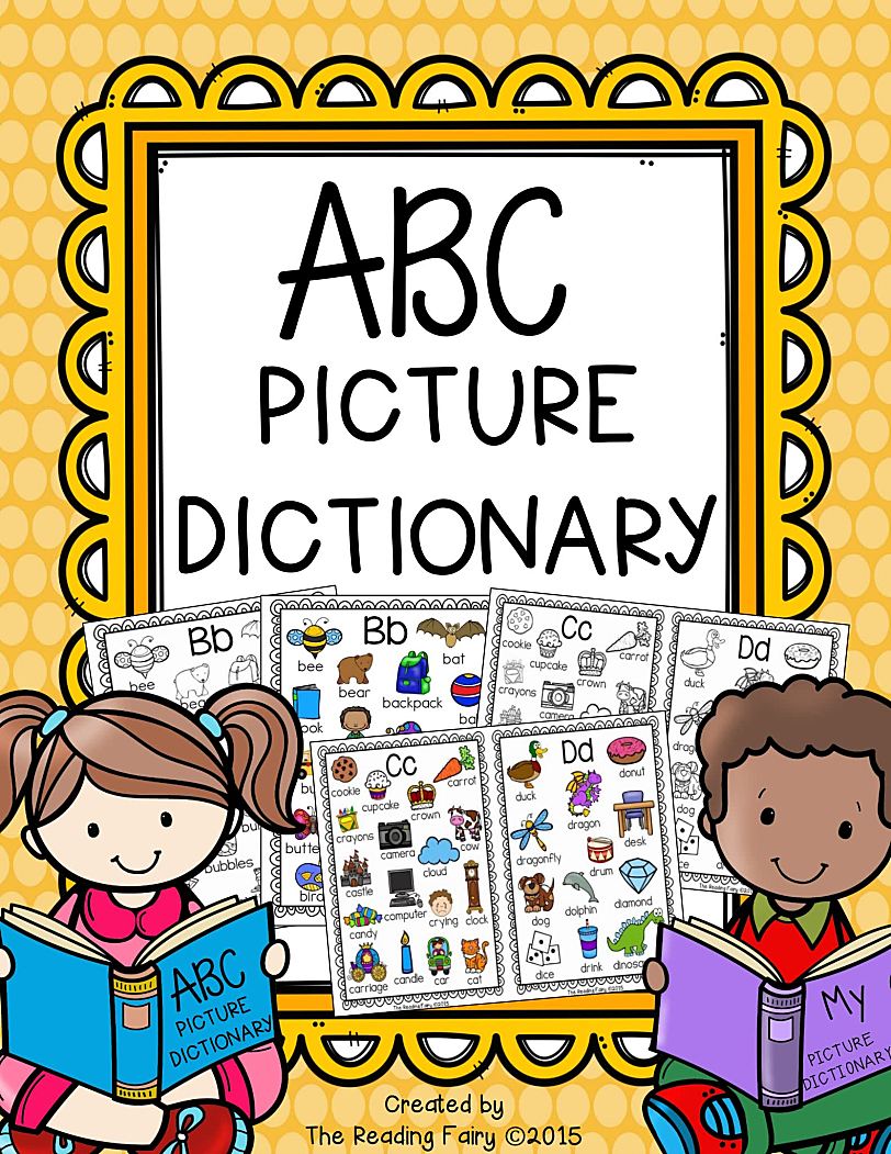 《Abc Picture Dictionary》26个字母单词卡海报PDF