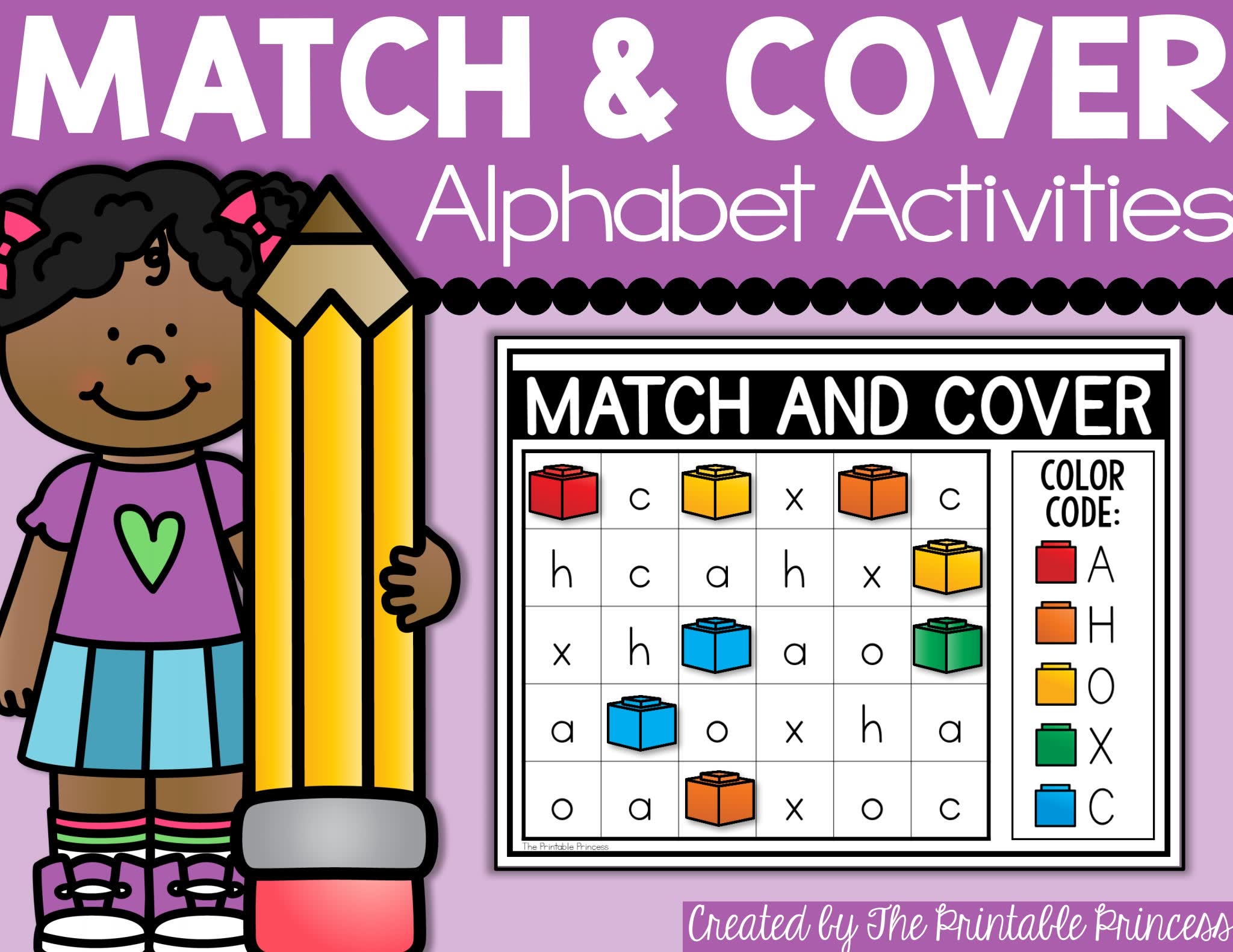 《Alphabet Letter Activities BUNDLE》英文字母启蒙互动素材