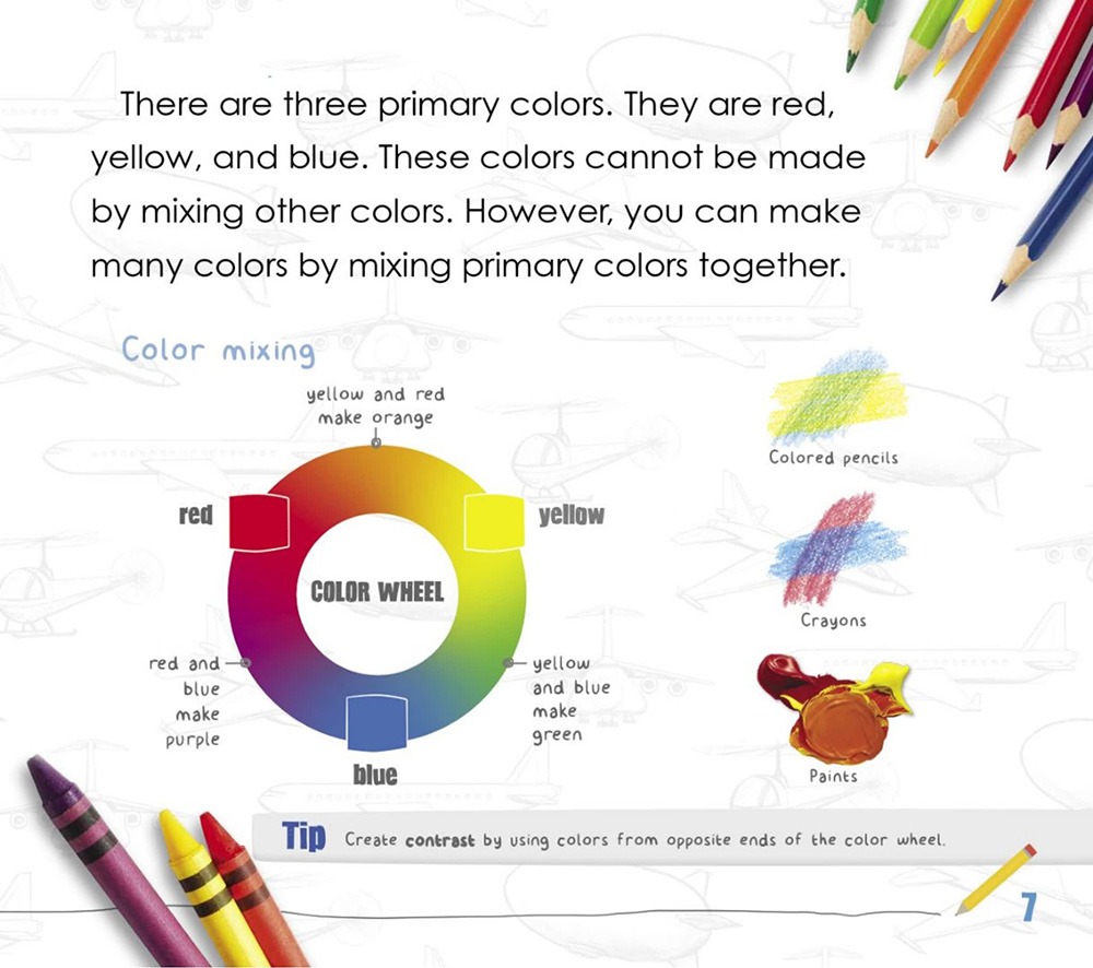 《Big Buddy First Drawings Books》六册儿童趣味绘画图解英文教材