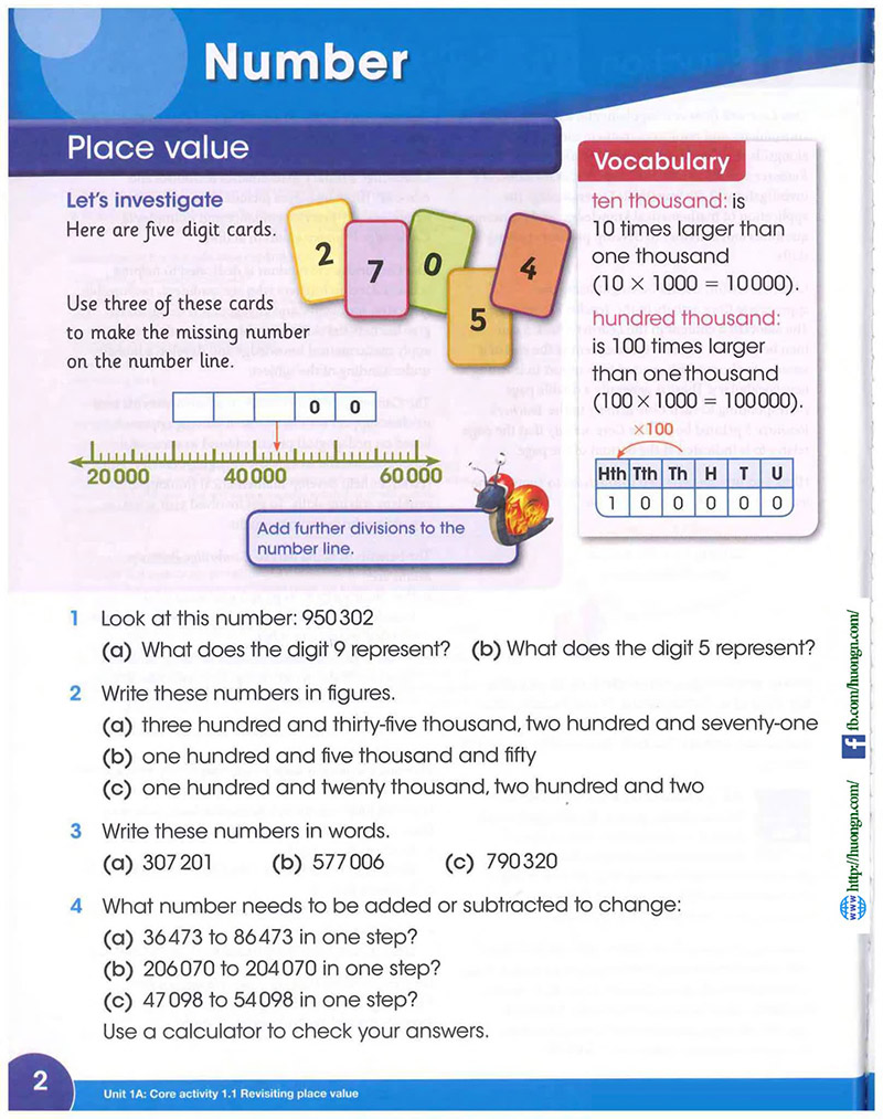 《Cambridge Primary Mathematics learner’s book G1-G6》剑桥小学数学