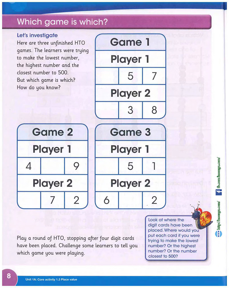 《Cambridge Primary Mathematics learner’s book G1-G6》剑桥小学数学
