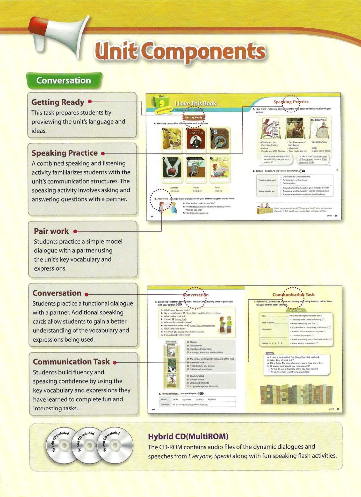 《Everyone Speak！青少年版》口语专项教材共三册学生教师用书