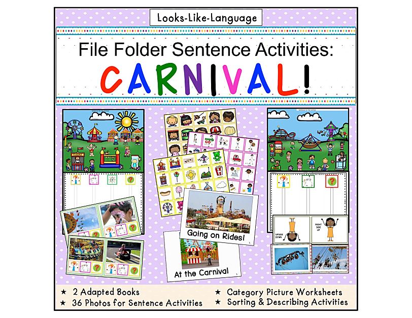 《File Foder Games-Outdoors Sentence Activities》六册户外主题互动书
