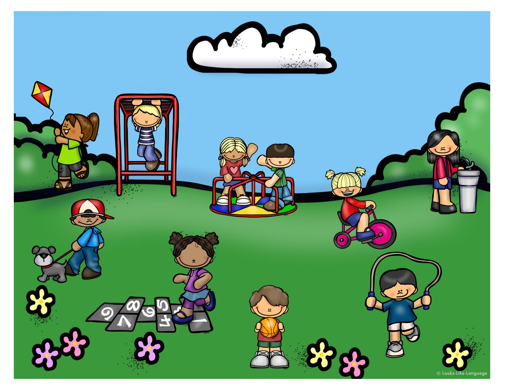 《File Foder Games-Outdoors Sentence Activities》六册户外主题互动书