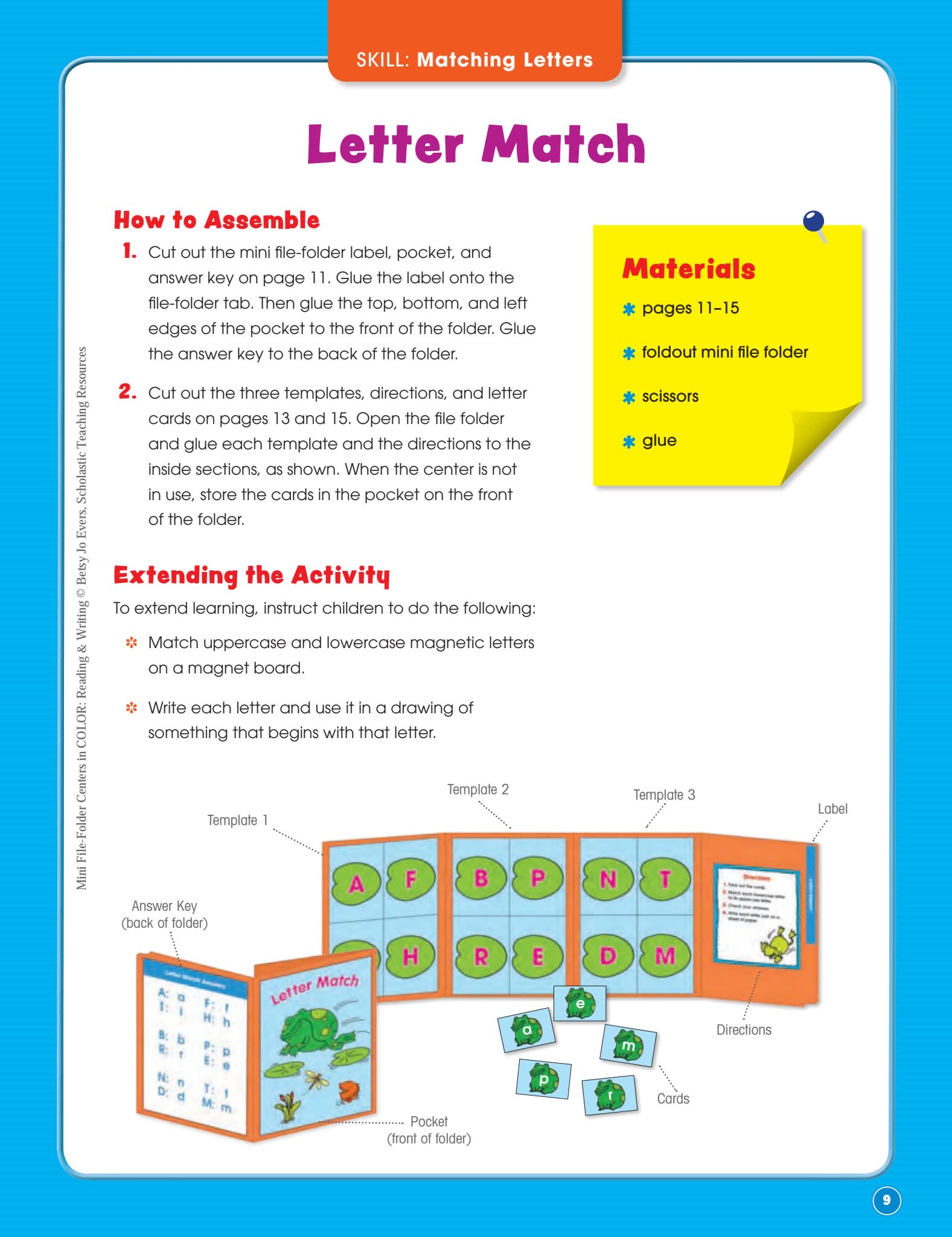 《学乐File-Folder Games in Color》六册启蒙游戏学习书