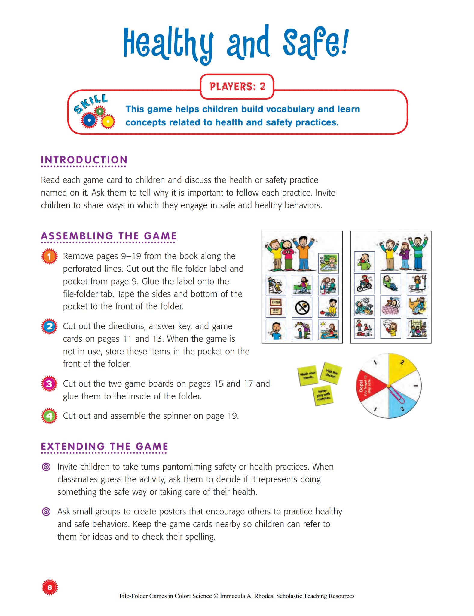 《学乐File-Folder Games in Color》六册启蒙游戏学习书