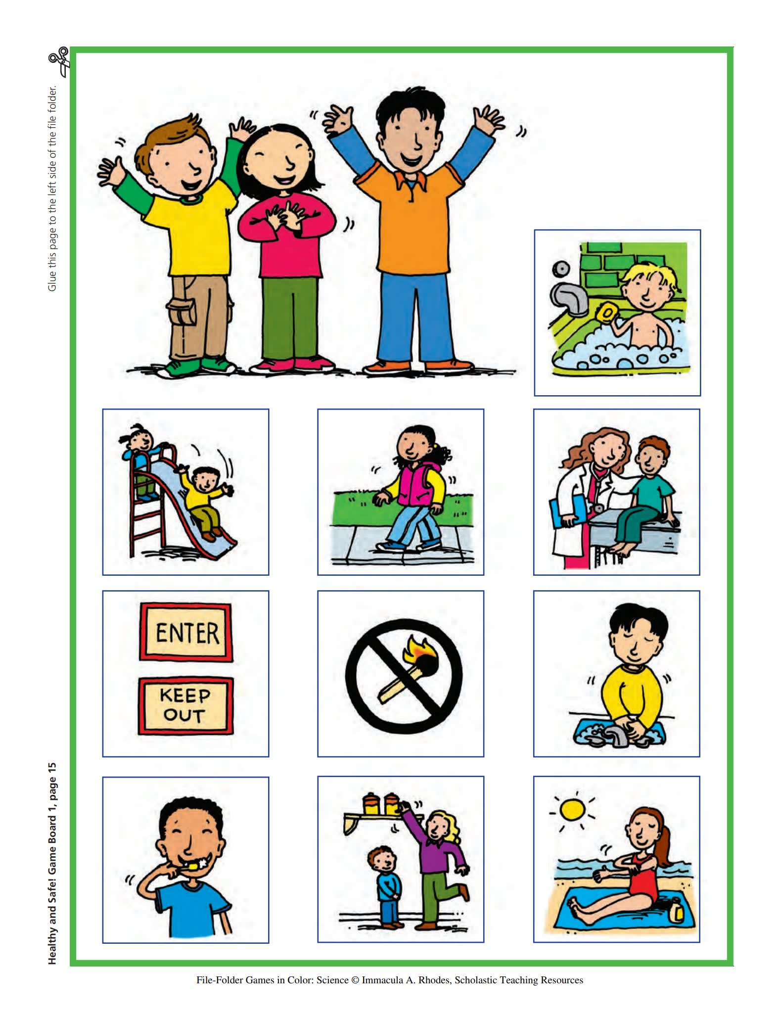 《学乐File-Folder Games in Color》六册启蒙游戏学习书