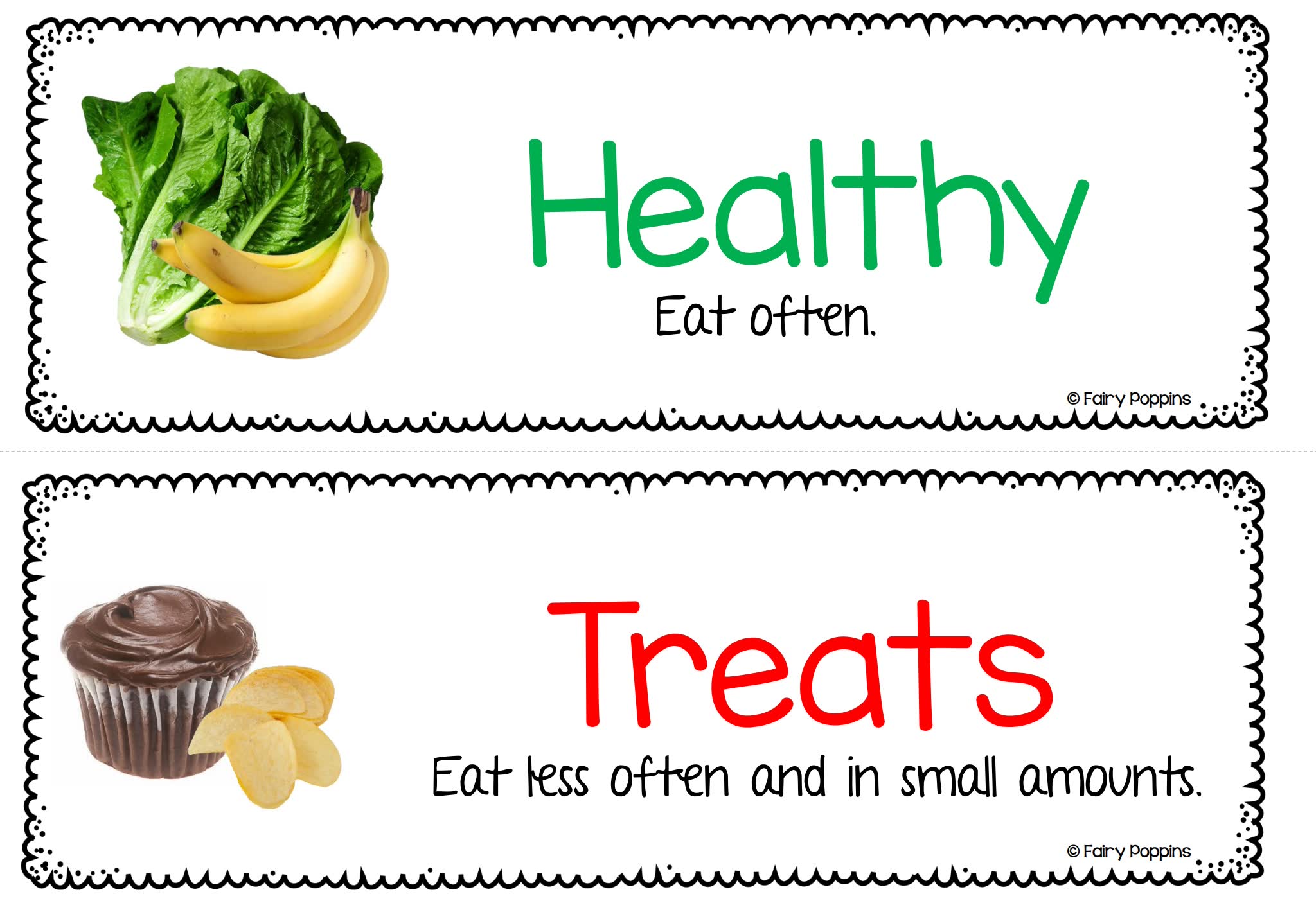 《Healthy Eating Sort & Classify》食物分类练习纸安静书