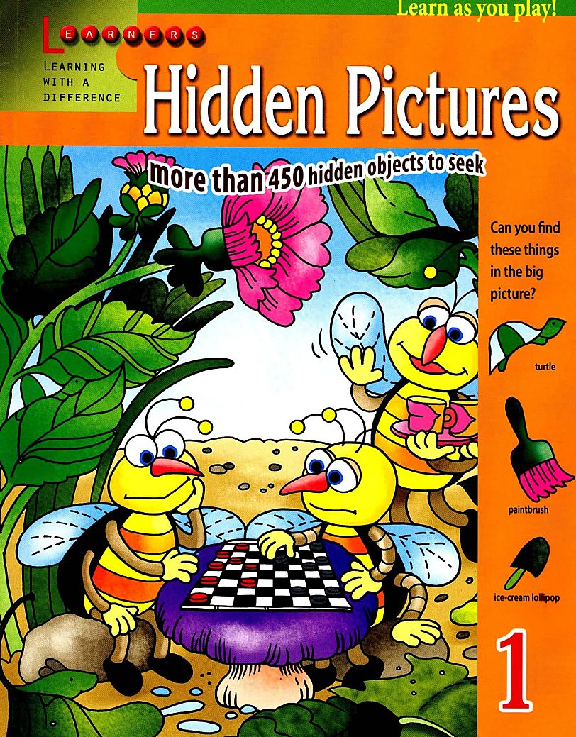 《Hidden Pictures 1&2》104个风靡全球图像游戏PDF