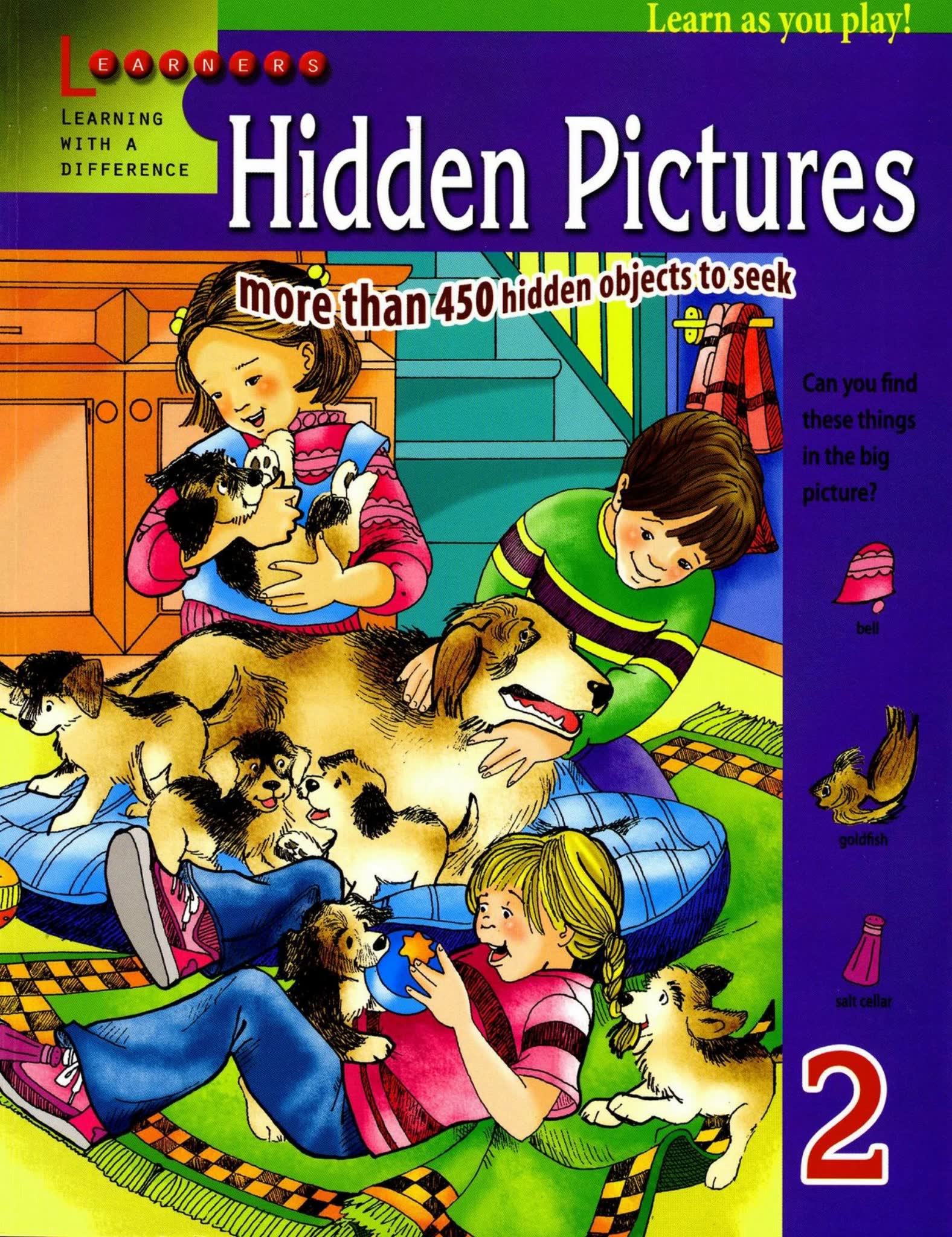 《Hidden Pictures 1&2》104个风靡全球图像游戏PDF
