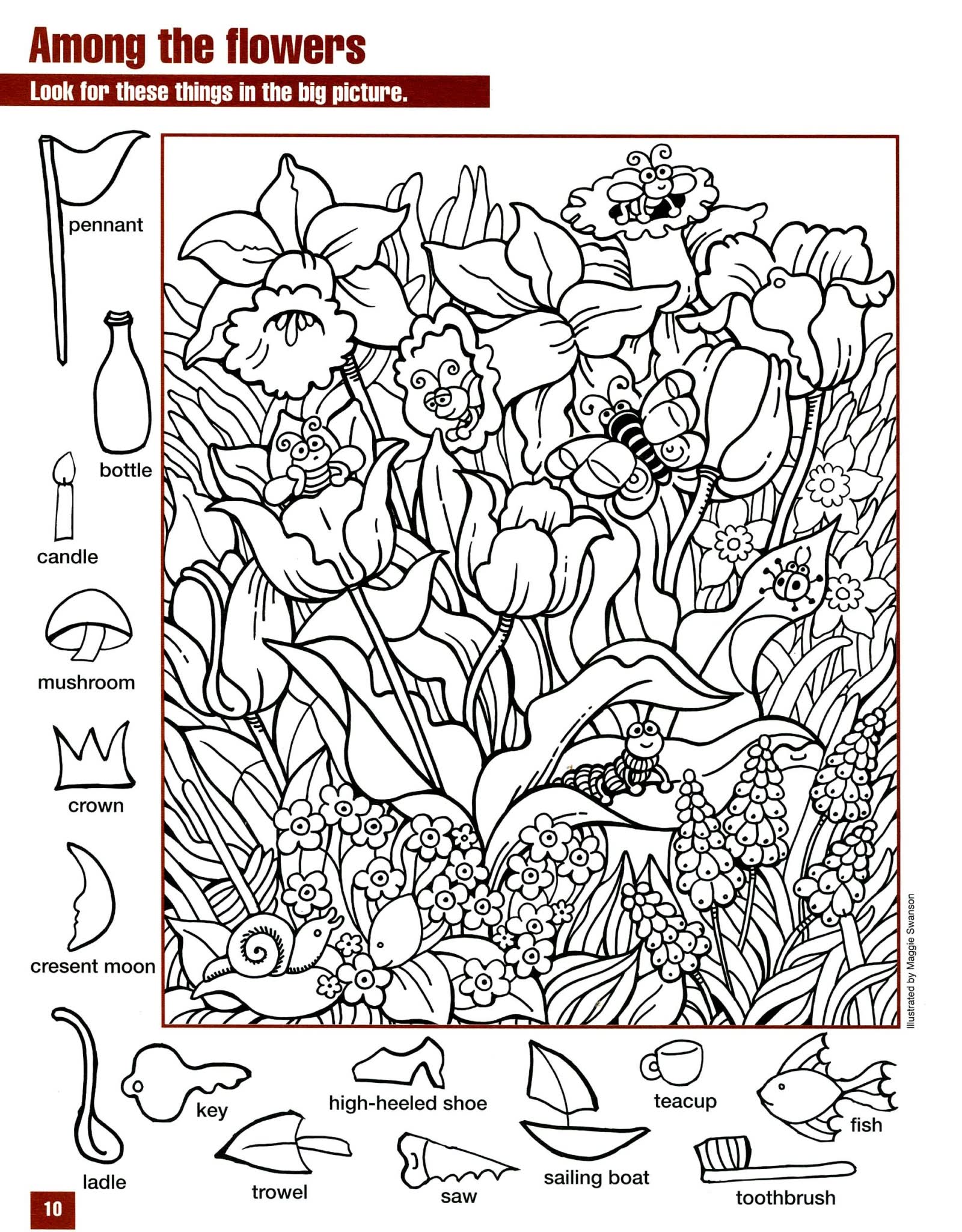 《Hidden Pictures 1&2》104个风靡全球图像游戏PDF