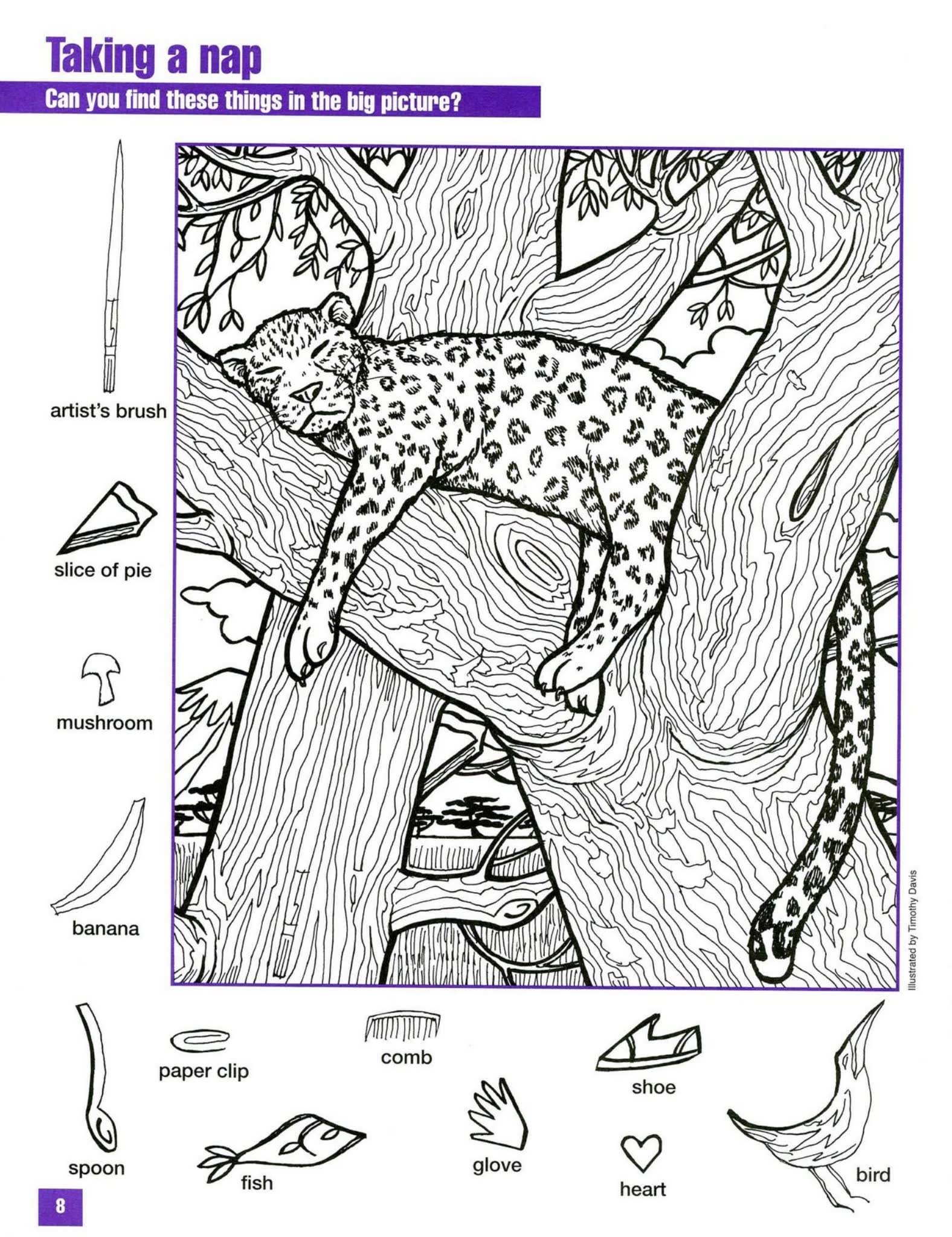 《Hidden Pictures 1&2》104个风靡全球图像游戏PDF