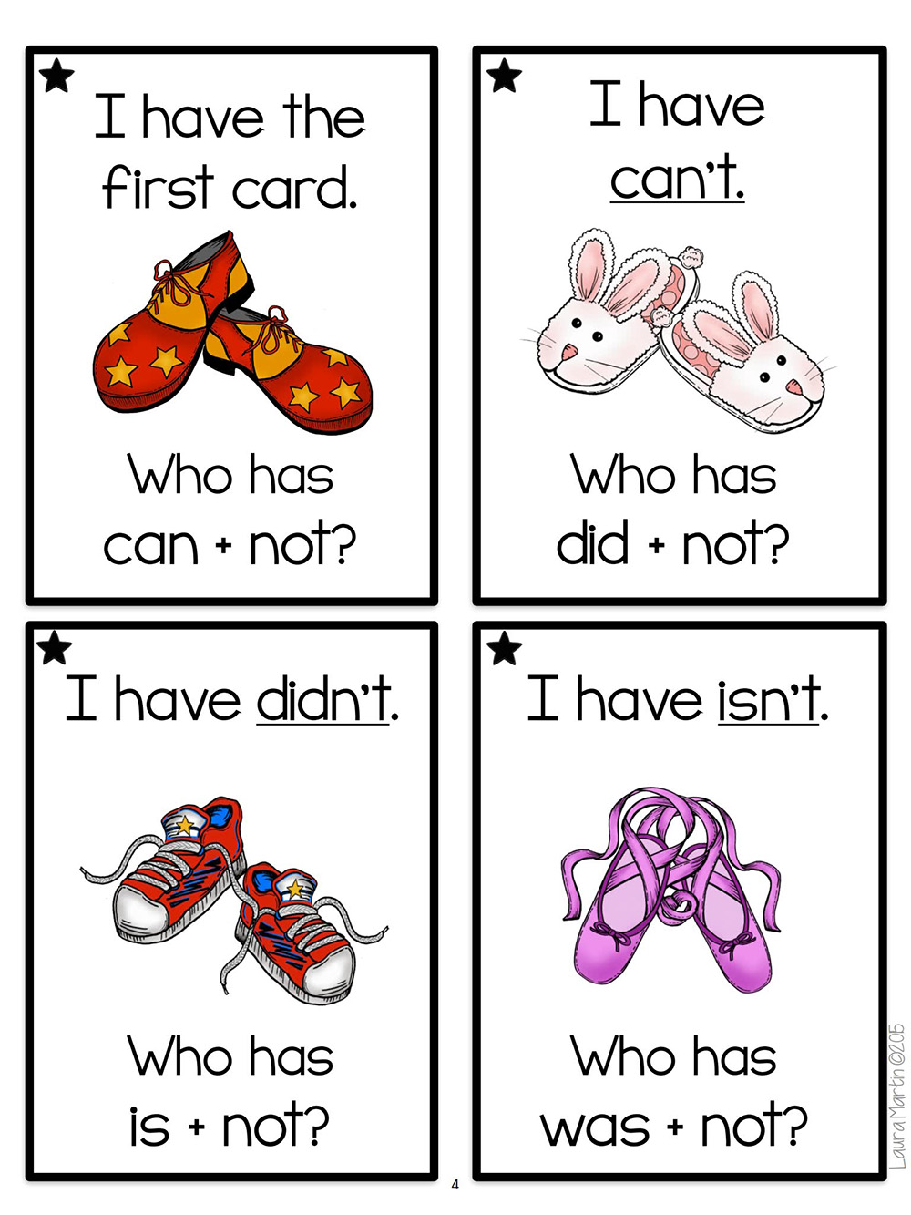 《I Have Who Has Phonics Bundle》175页英语启蒙闪卡PDF