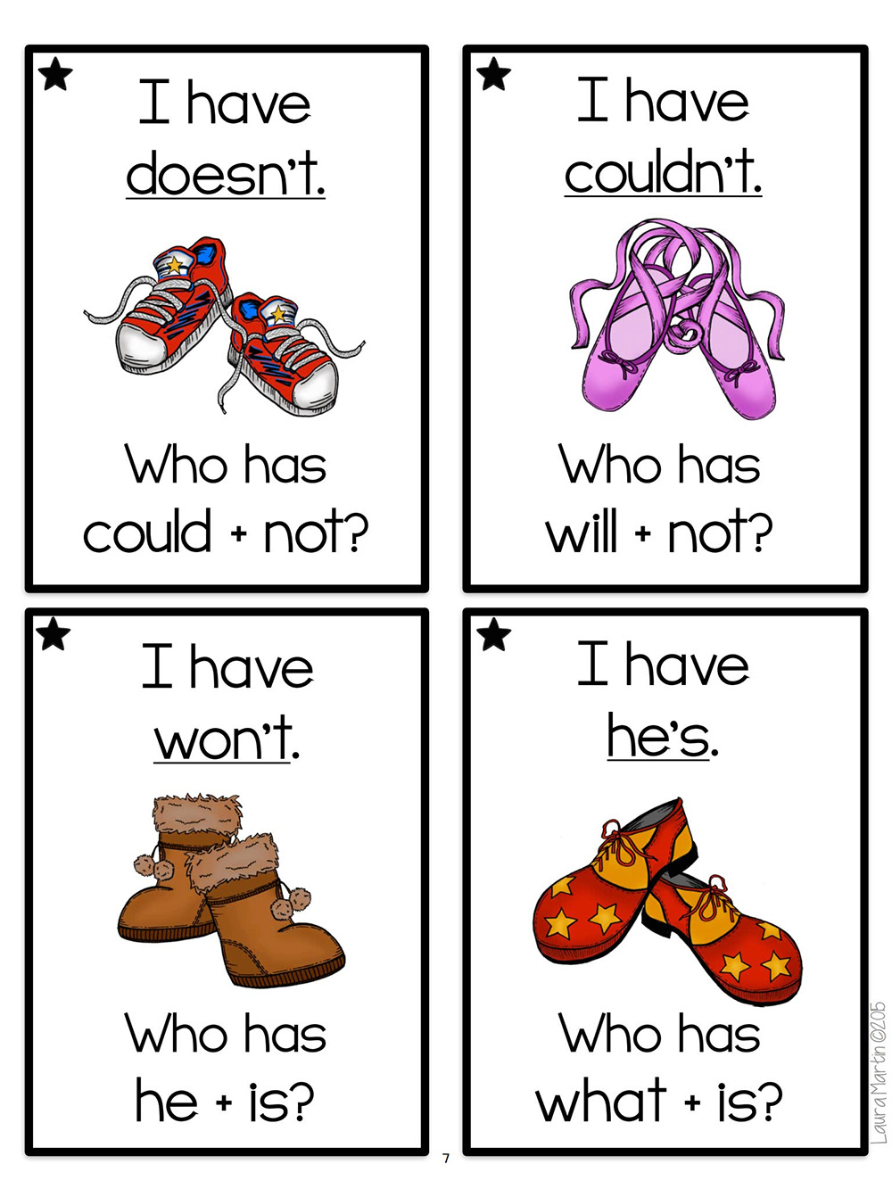 《I Have Who Has Phonics Bundle》175页英语启蒙闪卡PDF