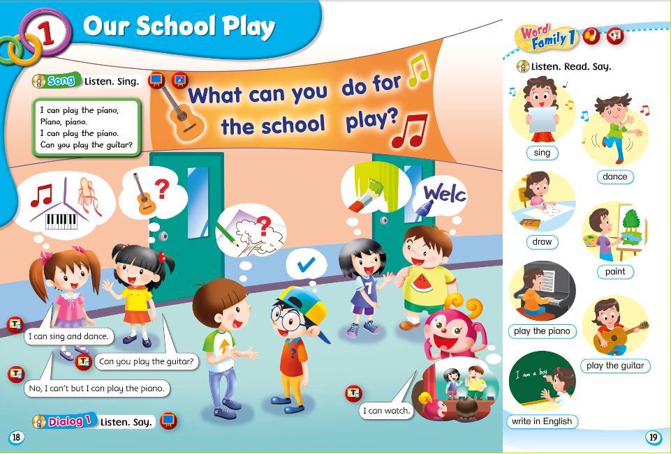 美国朗文培生 kids corner 1-6级互动白板软件全套