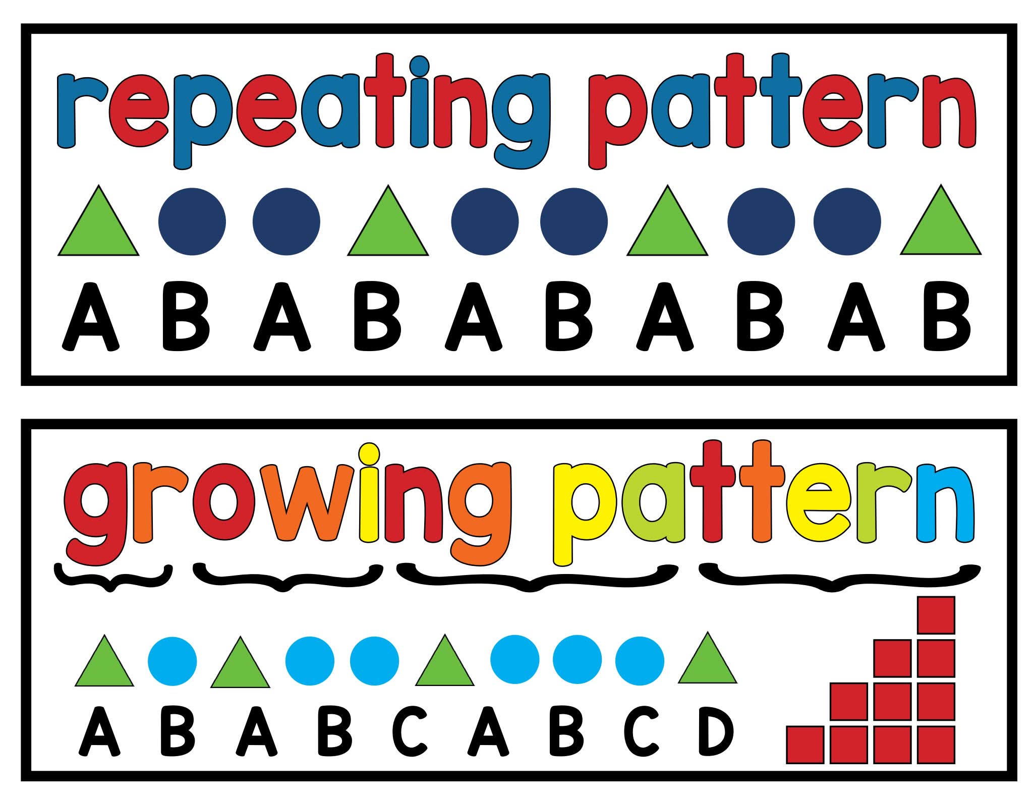 《MATH WORD WALL》数学环创墙贴数字启蒙海报素材