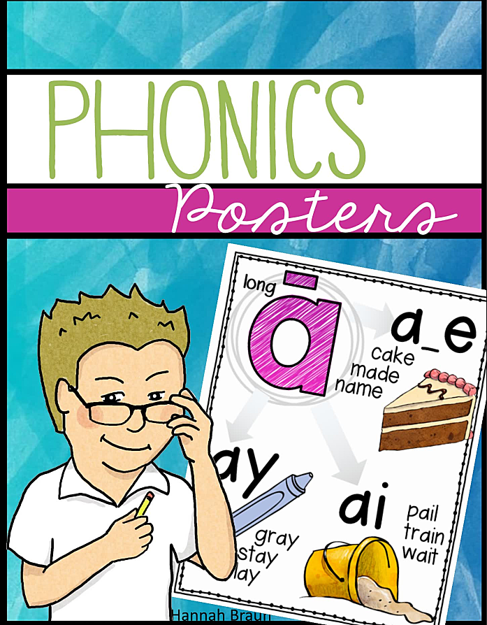 《Phonics Posters自然拼读海报》孩子英语启蒙必备
