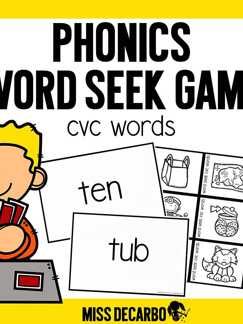 《Phonics Word Seek Game英语启蒙游戏》八册自然拼读练习PDF