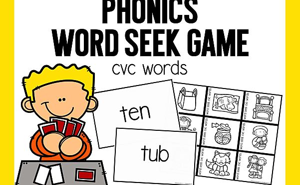 《Phonics Word Seek Game英语启蒙游戏》八册自然拼读练习PDF
