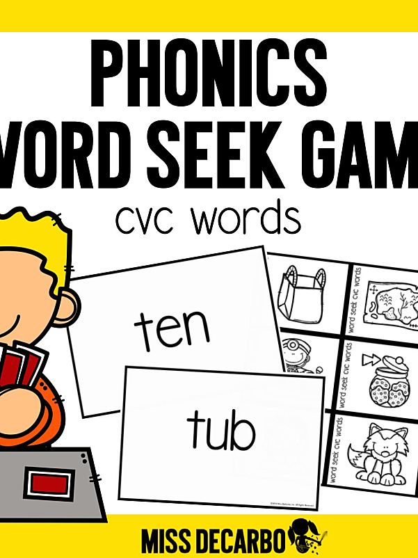 《Phonics Word Seek Game英语启蒙游戏》八册自然拼读练习PDF